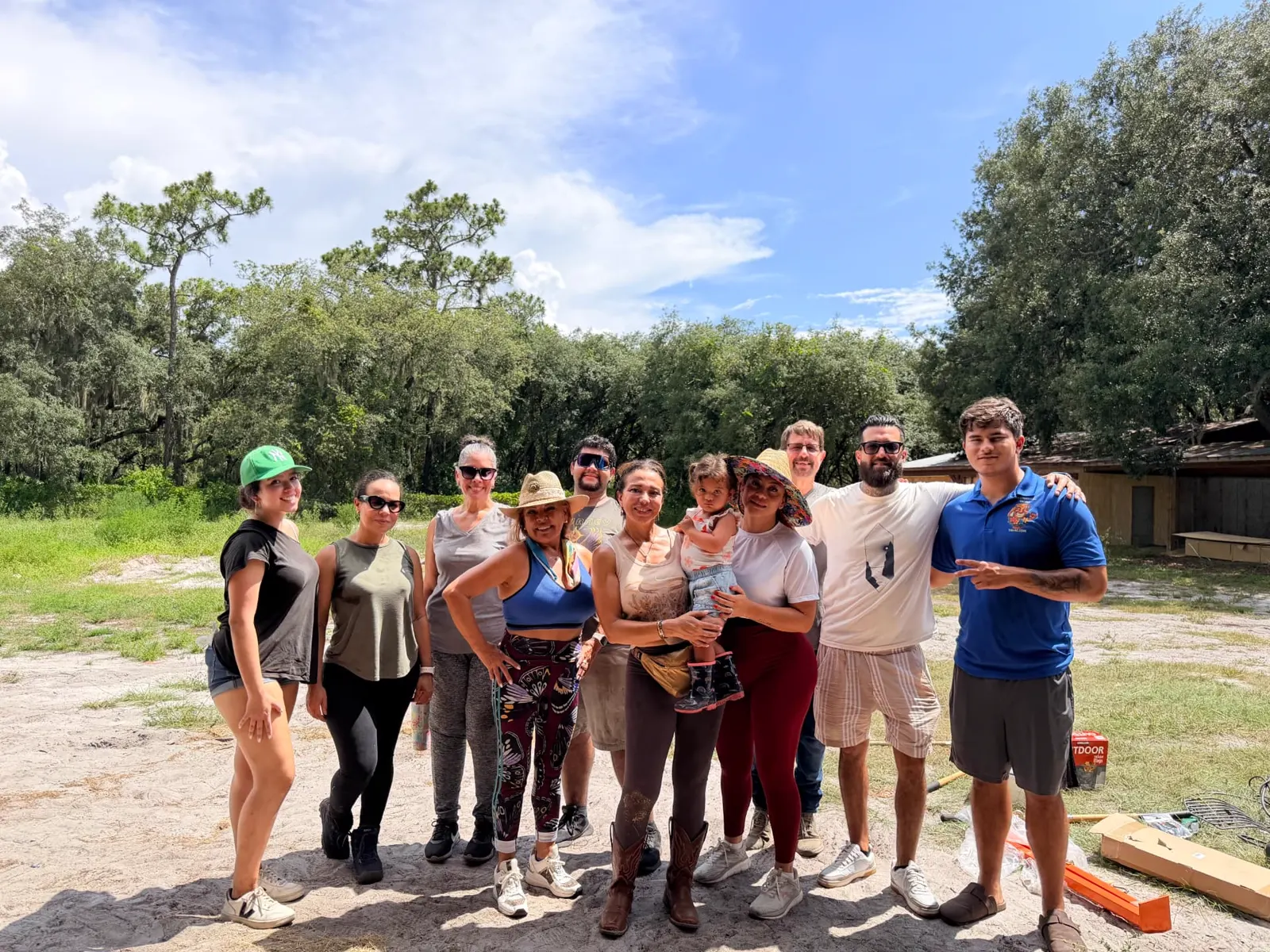 Volunteer day at Petunia's Sanctuary