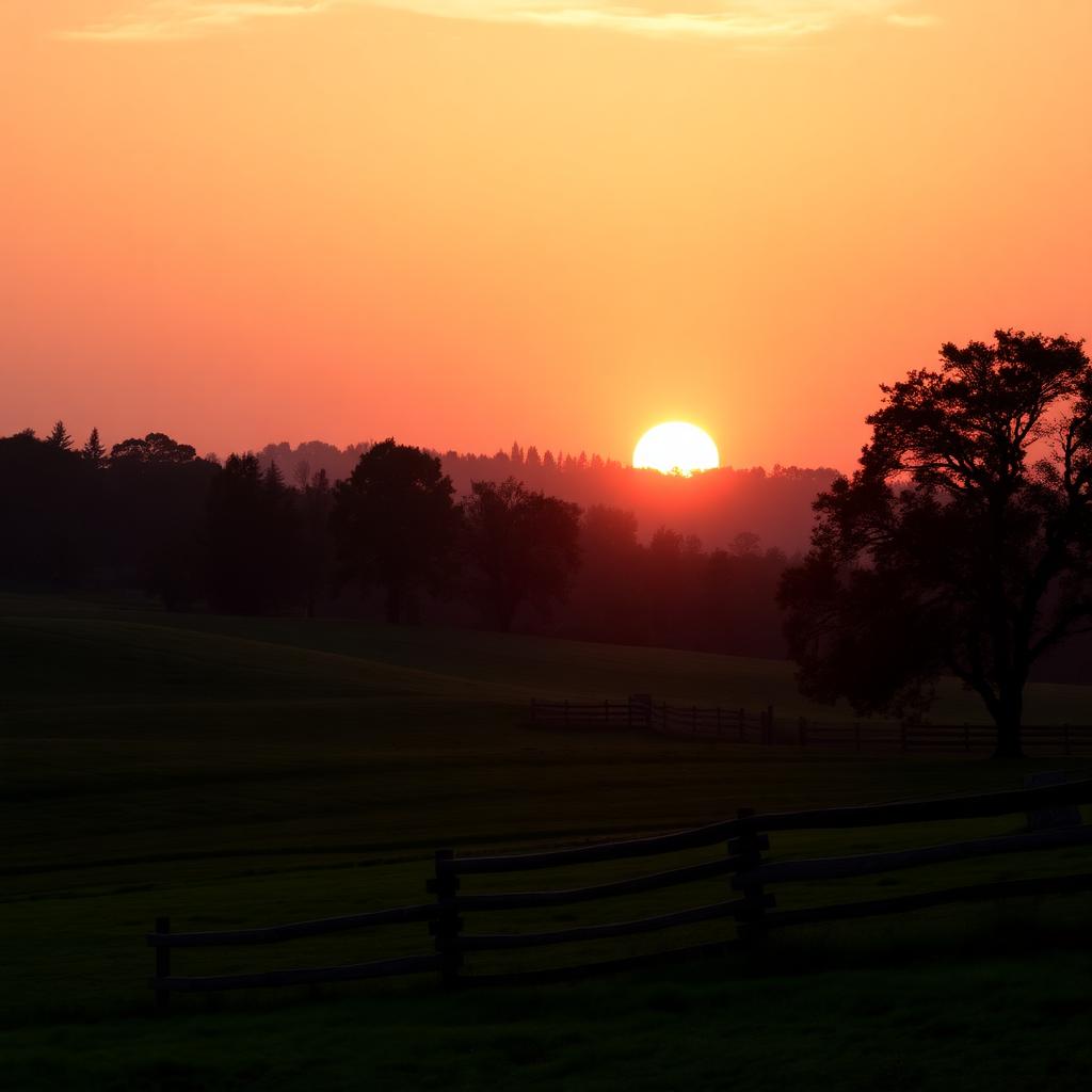 Sunsets.